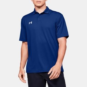 Men’s Blue Under Armour Loose Heat Gear Polo